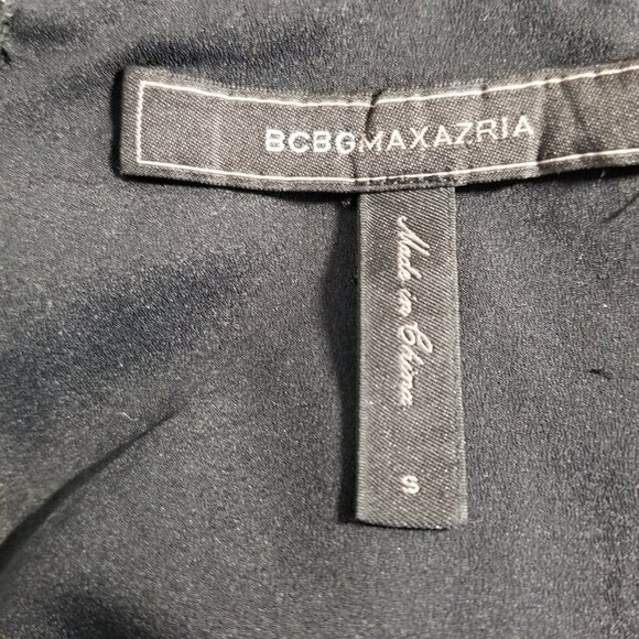 Revolve BCBGMaxazria Rachel Black Sleeveless Dress with Side Cut Outs Size Small - Picture 9 of 9